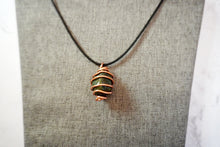 Load image into Gallery viewer, Bloodstone Crystal Pendant Wrapped in bare soft Copper
