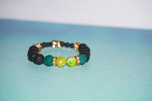 Green Imperial Stone Beaded Bracelet