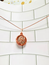 Load image into Gallery viewer, Clear Quartz Moving Crystal Ball pendant
