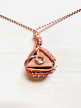 Load image into Gallery viewer, Copper Wrapped Brown Jasper Pyramid
