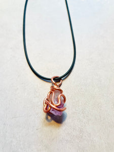 Amethyst Healing Stone Pendant