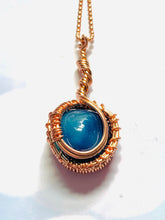 Load image into Gallery viewer, Blue Onyx Crystal Pendant
