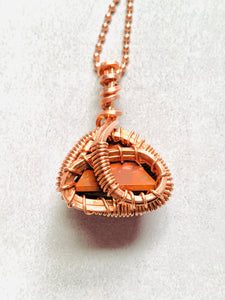 Red Jasper Pyramid Pendant